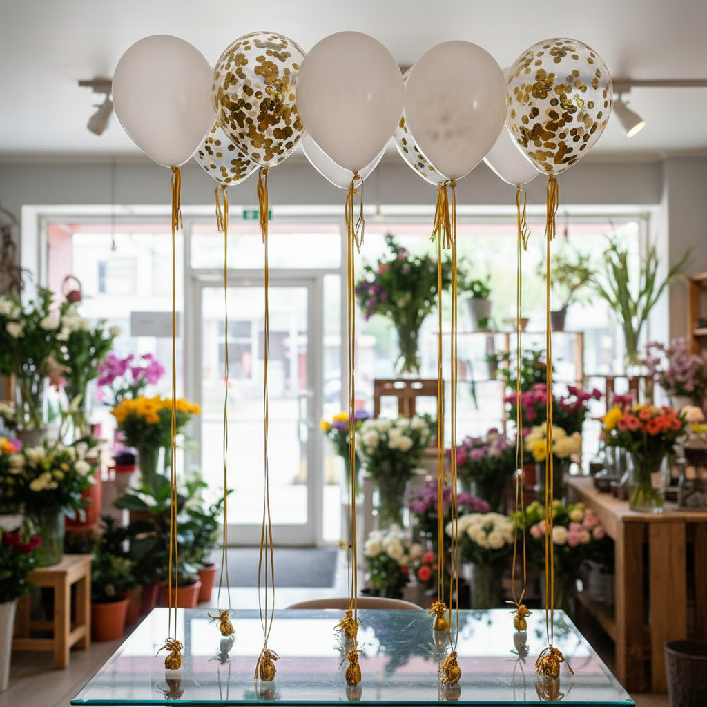 15 воздушных шаров для потолка