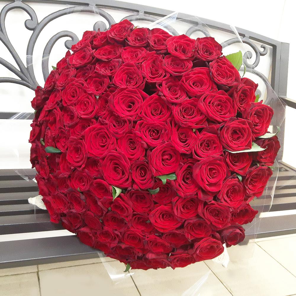 Букет из 101 красной розы