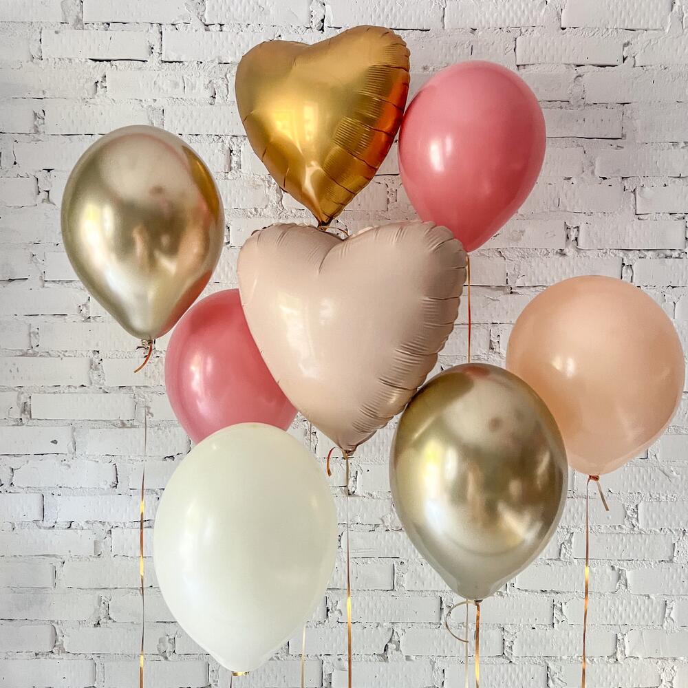 Воздушные шары в стиле бохо