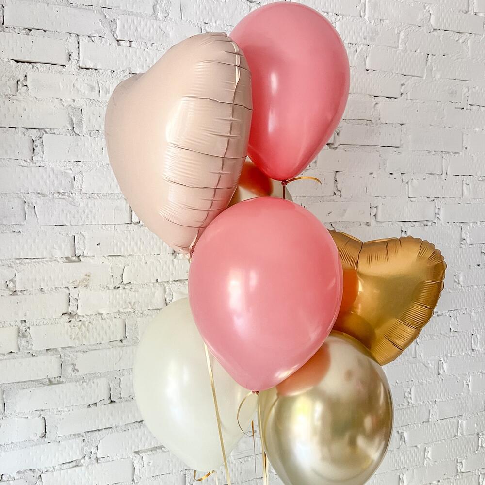 Воздушные шары в стиле бохо