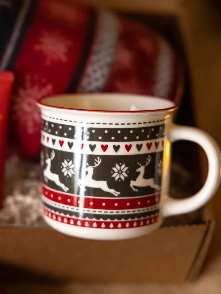 Новогодний подарочный набор с пледом